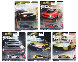 Hot Wheels 1:64 Fast & Furious Premium 2025 M Assortment Set of 5
