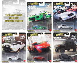 Hot Wheels 1:64 Fast & Furious 25Th Anniversary Premium 2026 - Set of 5