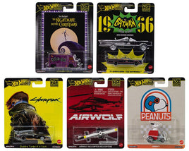 Hot Wheels 1:64 Pop Culture M Case 2025  Set of 5