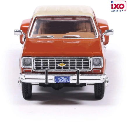 IXO Models 1975 Chevrolet K30 Crew Dab Dually - Grecian Bronze and Santa Fe Tan Deluxe Two-Tone Now Then & Forever Collectibles