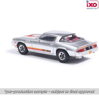 IXO MODEL 1979 Chevrolet Camaro Z28 - Silver with Orange Stripes Now Then & Forever Collectibles