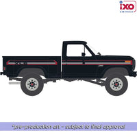 IXO Model 1983 Ford F-150 XLS Flareside 4x4 - Raven Black Now Then & Forever Collectibles