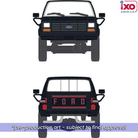 IXO Model 1983 Ford F-150 XLS Flareside 4x4 - Raven Black Now Then & Forever Collectibles