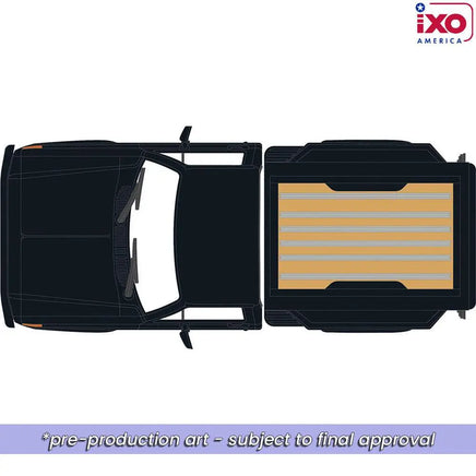 IXO Model 1983 Ford F-150 XLS Flareside 4x4 - Raven Black Now Then & Forever Collectibles