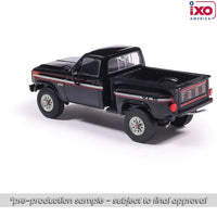 Ixo Model 1:64 1983 Ford F-150 XLS Flareside 4x4 - Raven Black Now Then & Forever Collectibles