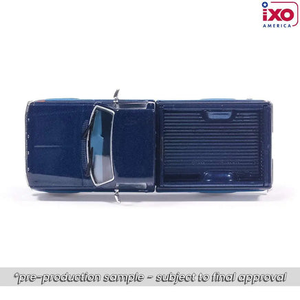 Ixo Model 1981 Ford F-150 Custom Explorer Short Bed Styleside 4x2 - Tu-Tone Midnight Blue Metallic and Medium Blue Glow Now Then & Forever Collectibles