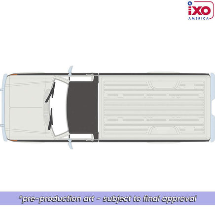 IXO MODELS 1986 Ford F-150 XLT Lariat Long Bed Styleside 4x2 - Combination Tu-Tone Colonial with and Dark Grey Metallic Now Then & Forever Collectibles