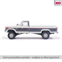 Ixo Models 1986 Ford F-150 XLT Lariat Long Bed Styleside 4x2 - Combination Tu-Tone Colonial with and Dark Grey Metallic Now Then & Forever Collectibles