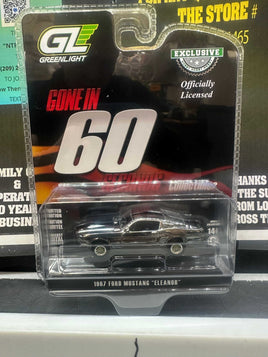 Greenlight Collectibles Gone in 60seconds 1967 Ford Mustang Eleanor - Silver Chrome Edition (Hobby Exclusive)