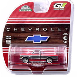 (Preorder) Greenlight 1:64 1972 Chevrolet Cheyenne C10 Short Bed – Red with Grey – Hobby Exclusive