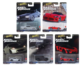 Hot Wheels 1:64 Fast & Furious Premium 2024 J set of 5