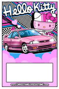 NTF Exclusive Hello Kitty Honda Civic EG