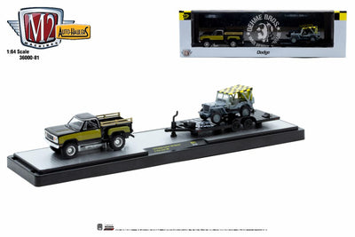 Preorder M2 Auto-Haulers Release 81 (36000-81)-1978 Dodge Custom 100 Warlock and a 1944 Jeep MB