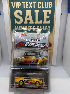 HOT WHEELS 2016 Premium Car Culture HW Redliners '69 Corvette Racer Real Riders