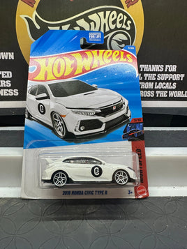 Hot Wheels 2026 2018 HONDA CIVIC TYPE R White #11 Nightspeed 3/10