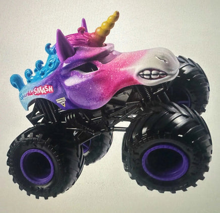 Monster Jam 1:64, Official Sparkle Smash Monster Truck - Brand New!!! Now Then & Forever Collectibles