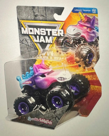 Monster Jam 1:64, Official Sparkle Smash Monster Truck - Brand New!!! Now Then & Forever Collectibles