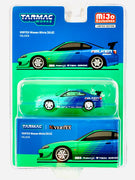 Tarmac Works Mijo Exclusives Vertex Nissan Silvia S15 Falken Livery Blue