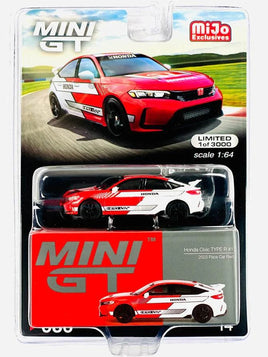 Mini GT 1:64 2023 Honda Civic Type-R Pace Car Red White – MiJo Exclusives
