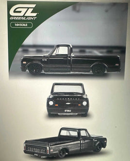 Greenlight Collectibles 1968 Chevrolet C10 - Blackout (Lowrider) (Hobby Exclusive)