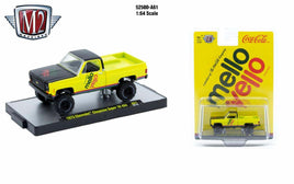 M2 Machines Coca-Cola Series Release A61- 1973 Chevrolet Cheyenne Super 10 4X4 – Mello Yello