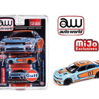 (Preorder) Auto World 1:64 2021 Dodge Charger SRT Hellcat Custom GULF Livery Limited 4,800 pieces – Mijo Exclusives