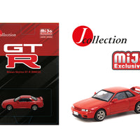 (Preorder) J-Collection 1:64 Nissan Skyline GT-R (BNR32) – Red – J-Collection