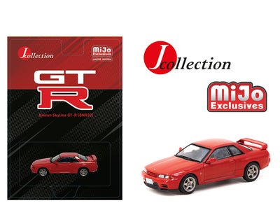 (Preorder) J-Collection 1:64 Nissan Skyline GT-R (BNR32) – Red – J-Collection