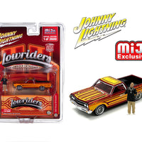 Johnny Lightning 1:64 Lowriders 1965 Chevrolet El Camino with American Diorama Figure Limited 3,600 Pieces – Mijo Exclusives