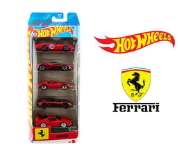 Hot Wheels 1:64 Basic 5 Pack Set 2026 Ferrari