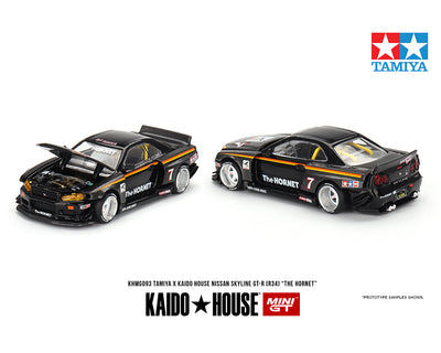 Kaido House x Mini GT 1:64 Mini GT 1:64 Tamiya Nissan Skyline GT-R (R34) ” The Hornet “
