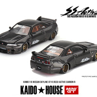 Kaido House x Mini GT 1:64 Nissan Skyline GT-R (R33) Active Carbon R