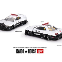 (Preorder) Kaido House x Mini GT 1:64 Nissan Skyline GT-R R34 Kaido Works (V2 Aero) Police