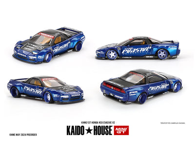 (Preorder) Kaido House x Mini GT 1:64 Honda NSX Evasive V2 – Blue