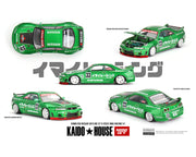 (Preorder) Kaido House x Mini GT 1:64 Nissan Skyline GT-R (R33) Imai Racing V1- Green