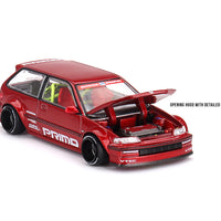 (Preorder) Kaido House x Mini GT 1:64 Honda Civic (EF) Kaido Works V2- M Red