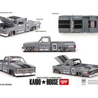 (Preorder) Kaido House x Mini GT 1:64 Chevrolet Silverado Kaido V2 – Grey