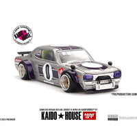 (Preorder) Kaido House x Mini GT 1:64 Nissan Skyline GT-R (KPGC10) Kaido Works V1 – Silver