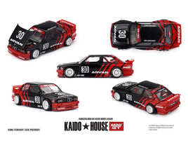 Kaido House x Mini GT 1:64 BMW M3 Kaido Works Advan – Black/Red