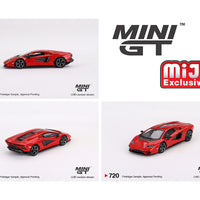 Mini GT 1:64 Lamborghini Countach LPI 800-4 – Rosso Mars – MiJo Exclusives