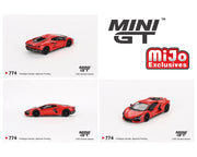 (Preorder) Mini GT 1:64 Lamborghini Revuelto  Arancio Dac Lucido