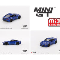 (Preorder) Mini GT 1:64 Nissan Z Pandem – Seiran Blue – Mijo Exclusives