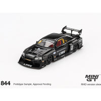 (Preorder) Mini GT 1:64 Nissan LB-ER34 Super Silhouette SKYLINE – Black - ETA May 2025