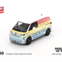 (Preorder) Mini GT 1:64 Volkswagen ID. Buzz Prototype Rainbow