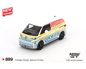 (Preorder) Mini GT 1:64 Volkswagen ID. Buzz Prototype Rainbow