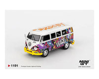 Mini GT 1:64 Volkswagen T1 Microbus Mizu Design – New Tooling! Now Then & Forever Collectibles