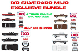 IXO Silverado Mijo  Exclusive 4 Truck Bundle  -Free Shipping!!!