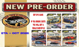 Hot Wheels 1:64 Car Culture 10th Anniversary 2026  -Road Trip Set of 5