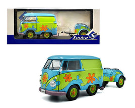 Solido 1:18 Cool Kombi Flower Power – Blue/Green