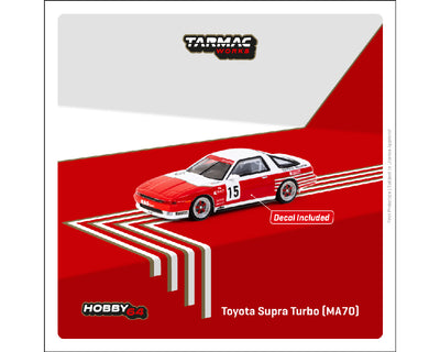 (Preorder) Tarmac Works 1:64 Toyota Supra Turbo (MA70) ETCC 1987 M. Micangeli / E. Calderari – Hobby64